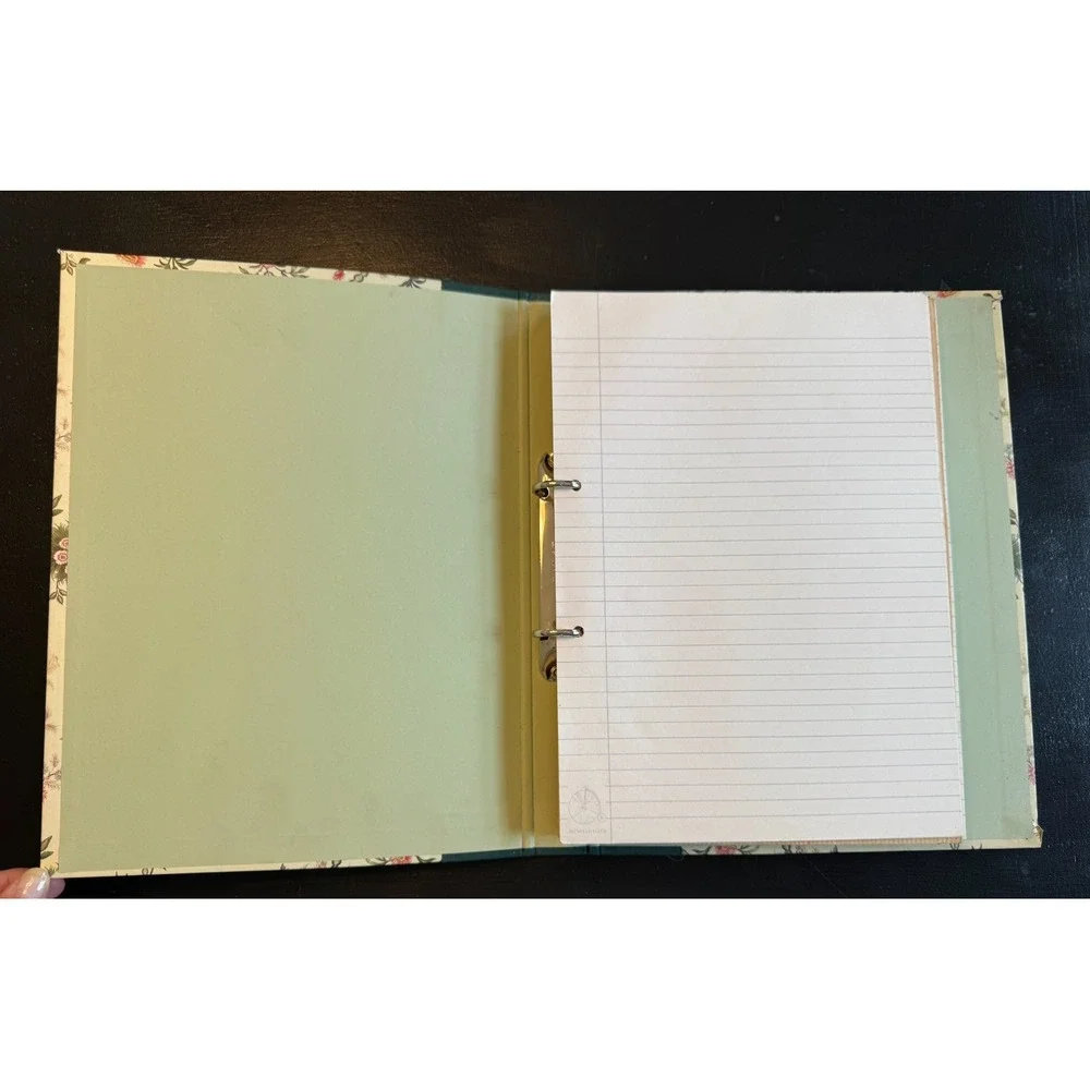 Vintage 90s Paperchase London 2 Ring Binder Journal Notebook Floral ChintzUnused